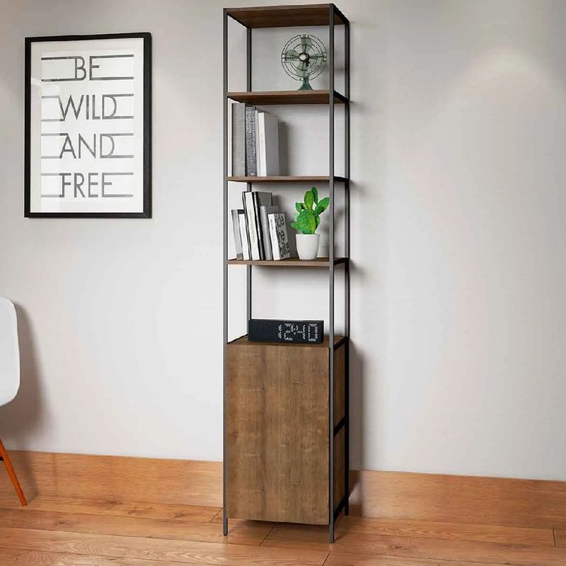 NACION MUEBLES - Estante Nacion Muebles Gianni Color Miel