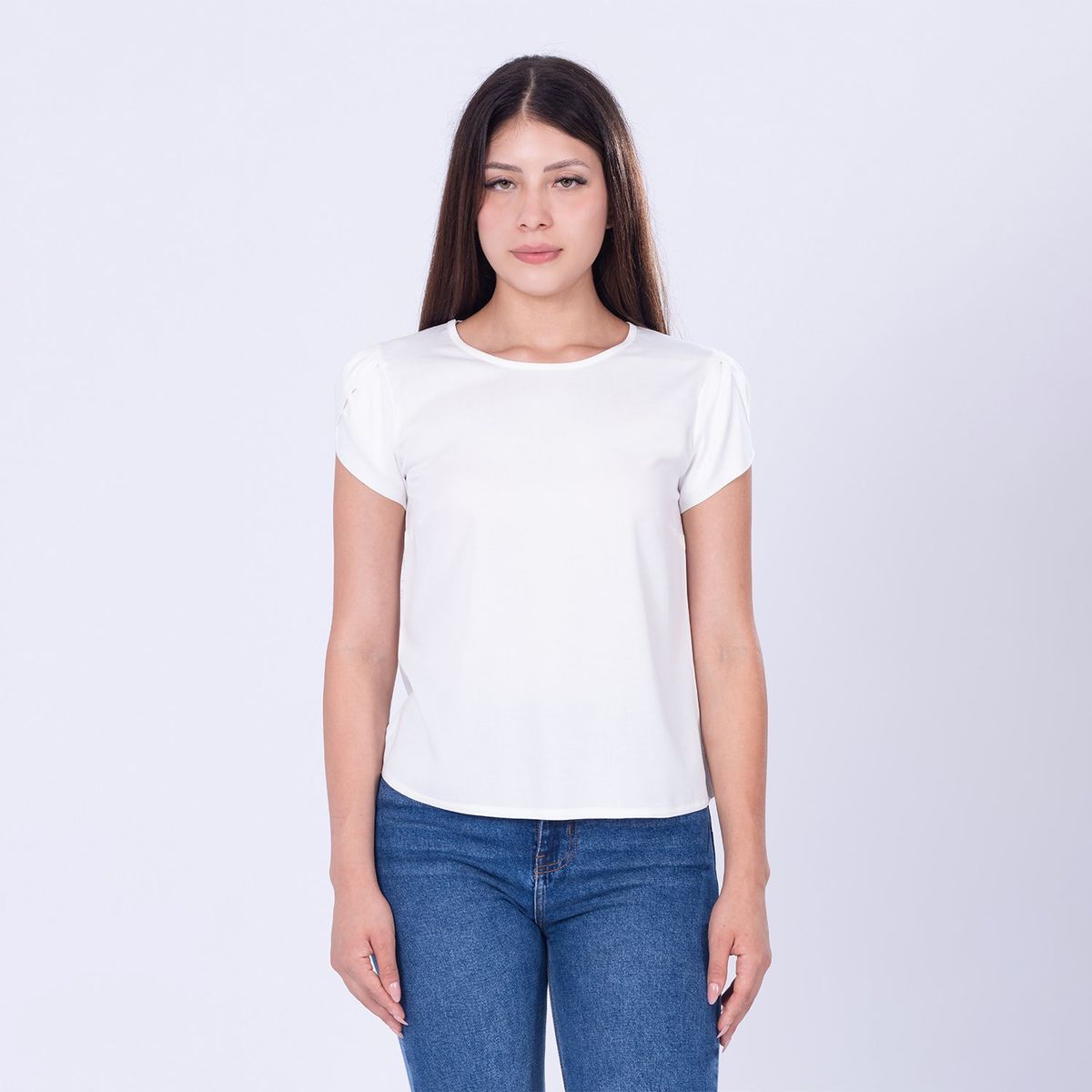 MOCALY - Blusa Casual Mujer Manga Tulipán