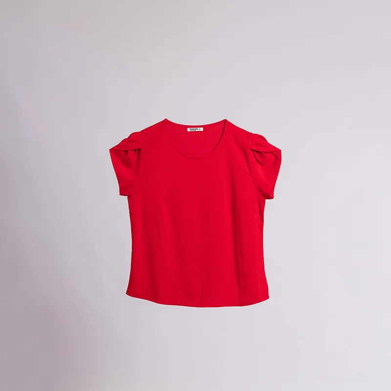 MOCALY - Blusa Casual Mujer Manga Tulipán