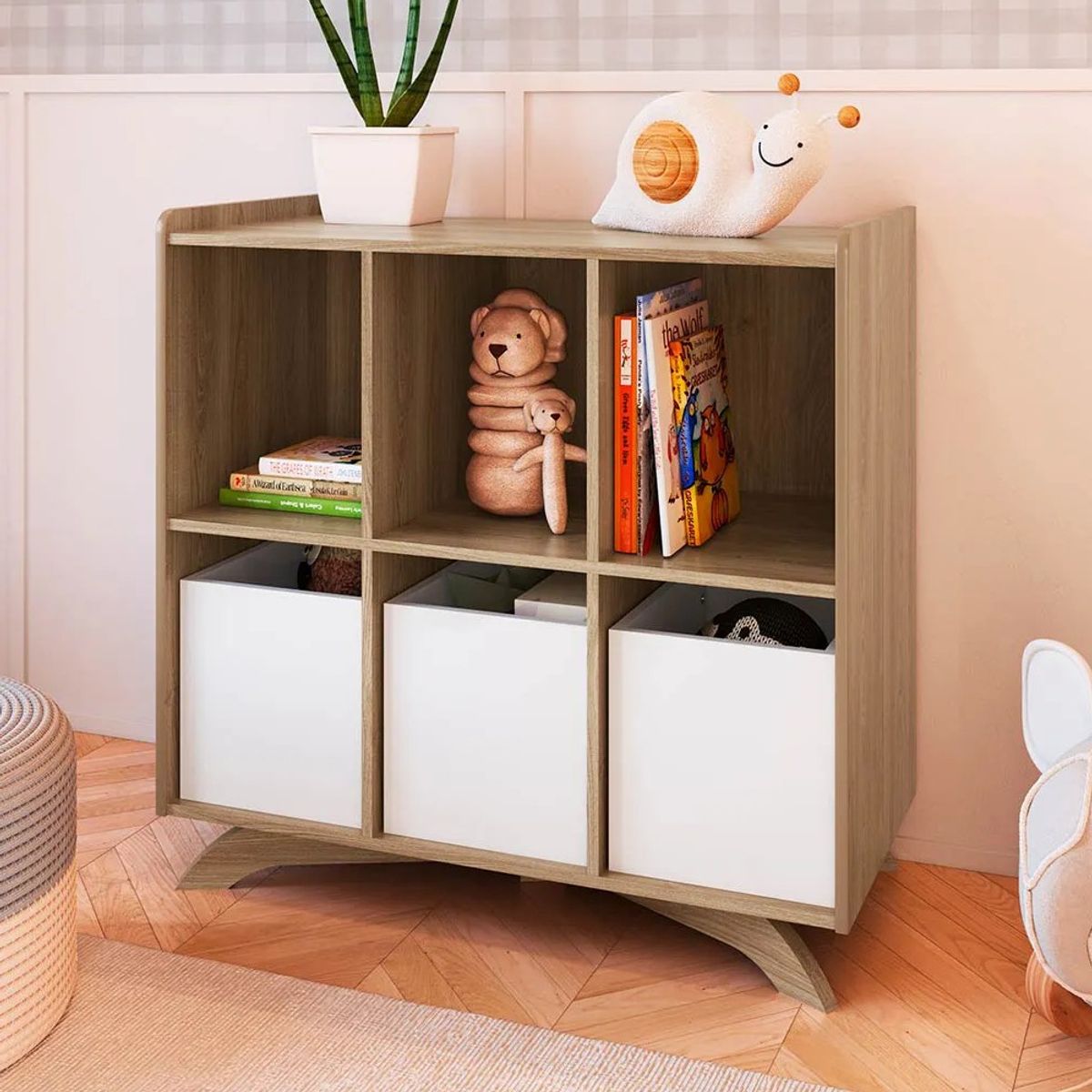 NACION MUEBLES - Juguetero Nacion Muebles Beniamino Color Duna