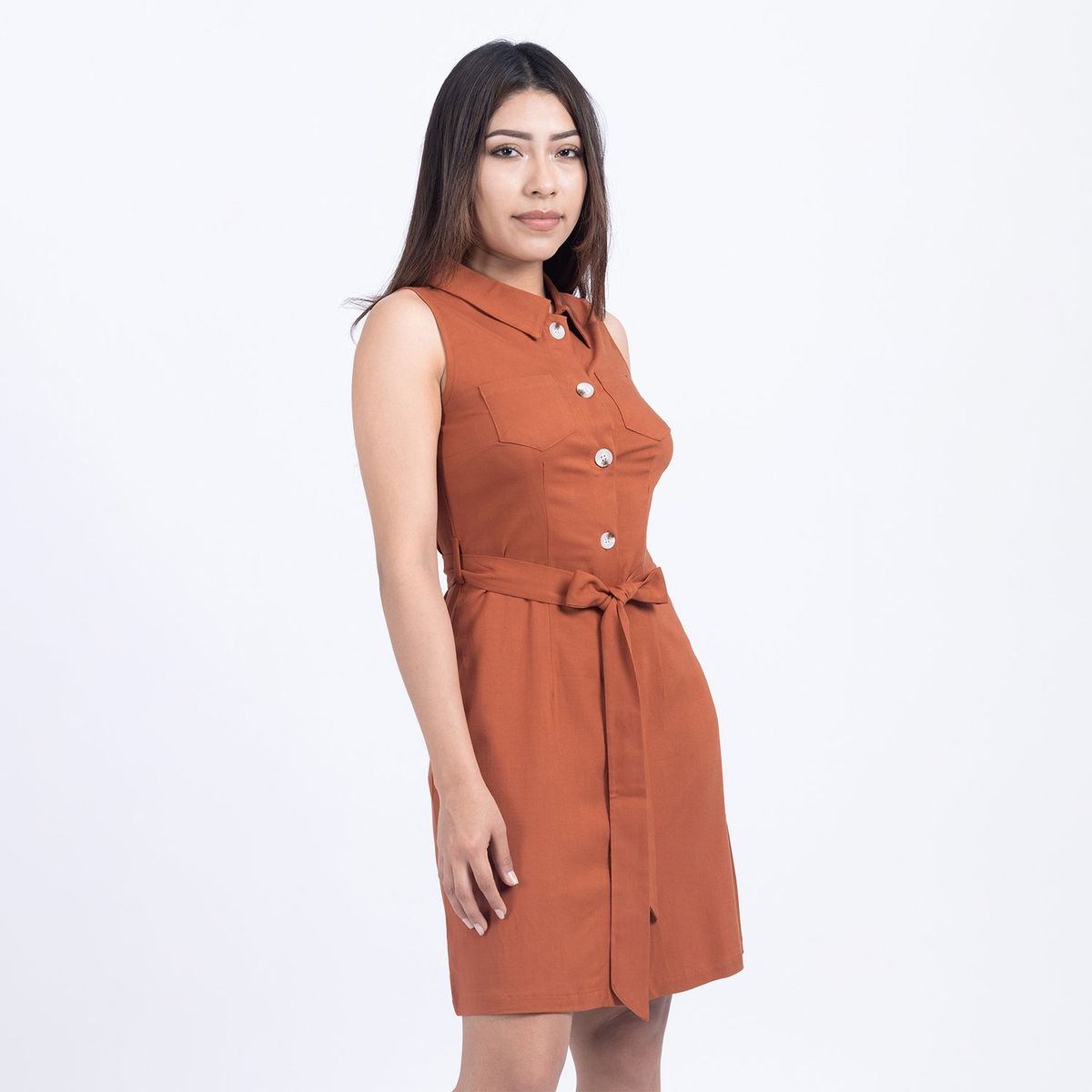 MOCALY - Vestido Casual de Mujer en Rayón Licrado