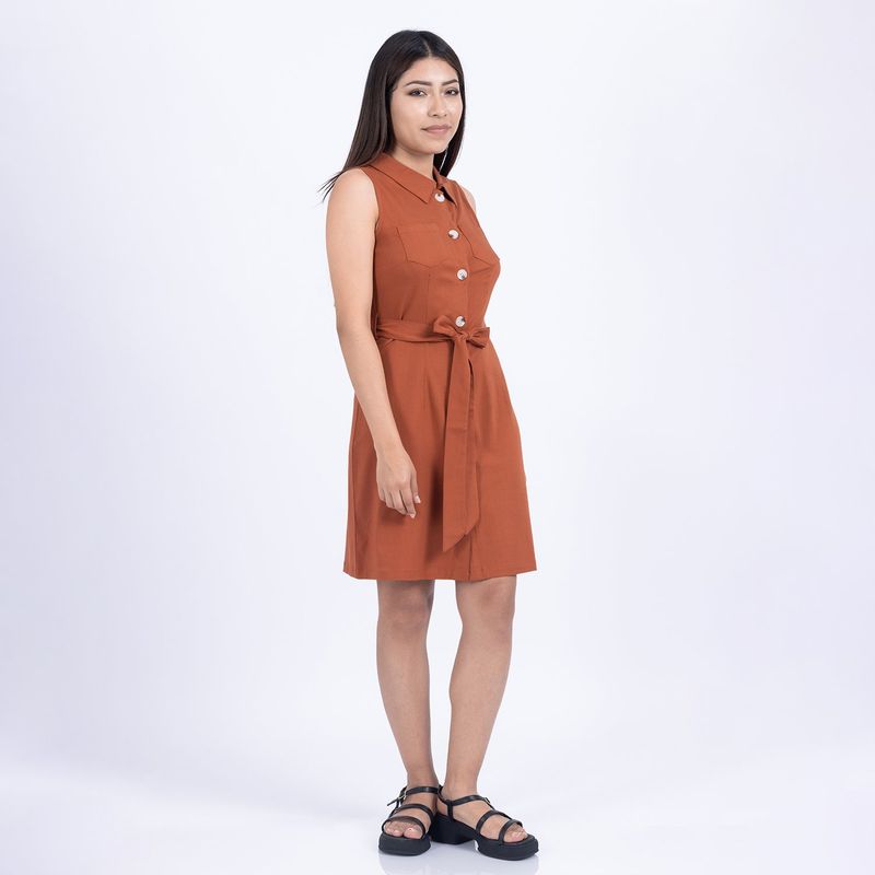 MOCALY - Vestido Casual de Mujer en Rayón Licrado