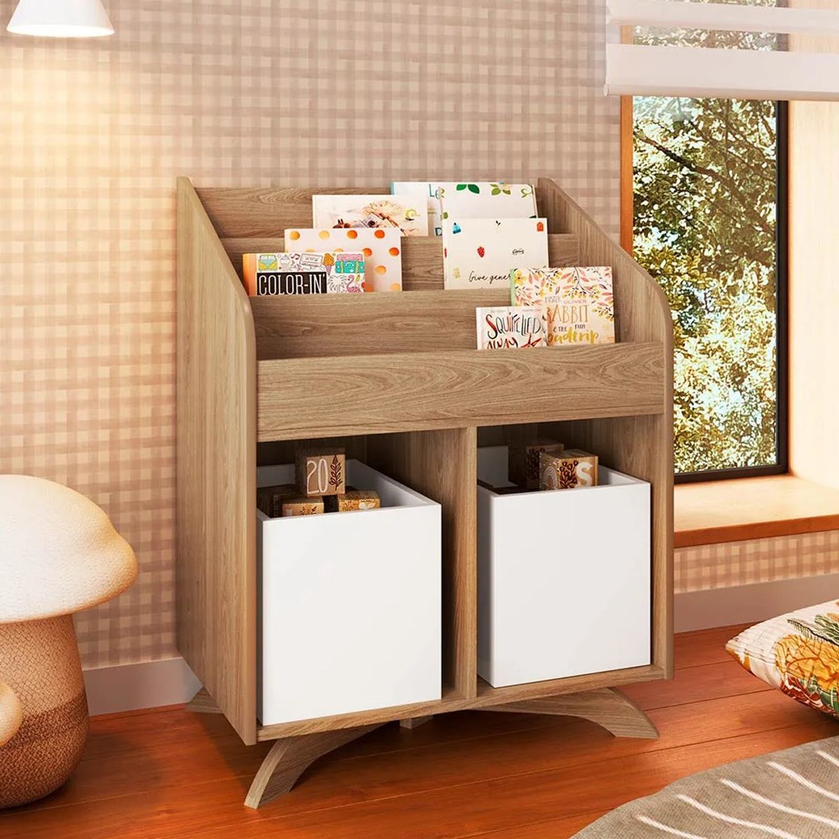 NACION MUEBLES - Juguetero Nacion Muebles Dario Color Miel