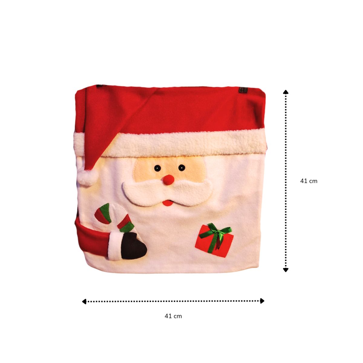 INSPIRA MARKET - Funda de cojin forro de almohada navideña Papa Noel PACK X2
