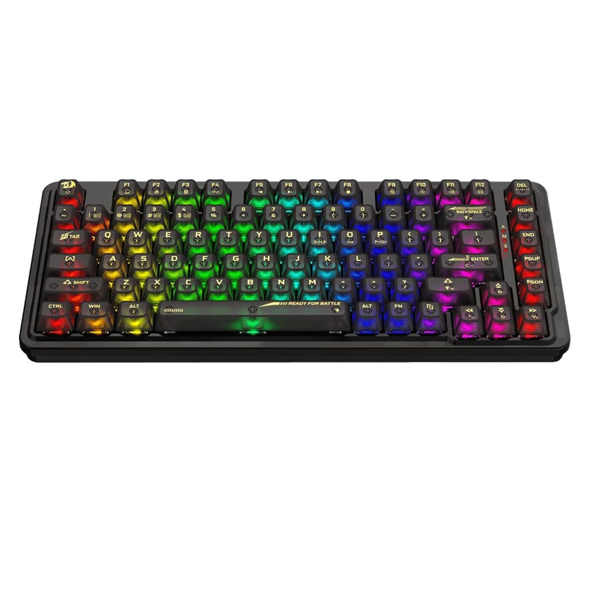 REDRAGON - Teclado Redragon ELF PRO Black K649CTB RGB-PRO Wireless English