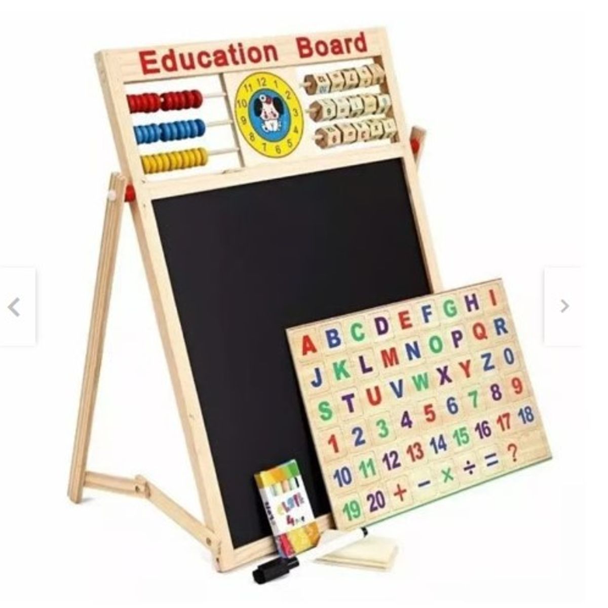 GENERICO - pizarra Didáctica Doble Cara Magnético Juguete Niños