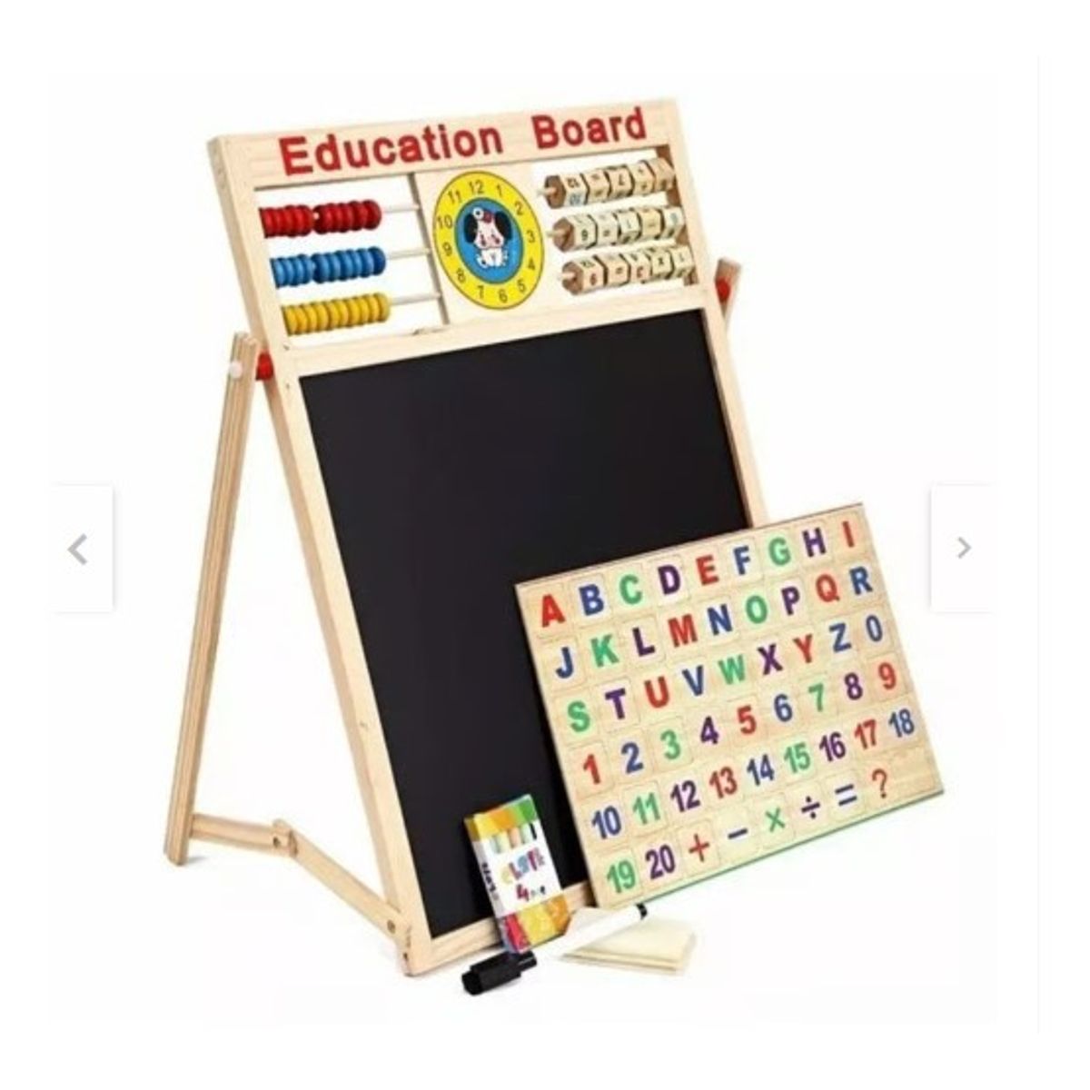 GENERICO - pizarra Didáctica Doble Cara Magnético Juguete Niños