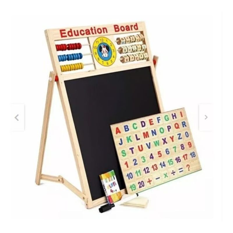 GENERICO - pizarra Didáctica Doble Cara Magnético Juguete Niños