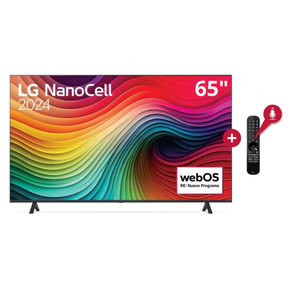LG - Televisor LG 65 NanoCell UHD 4K Smart 65NANO80TSA