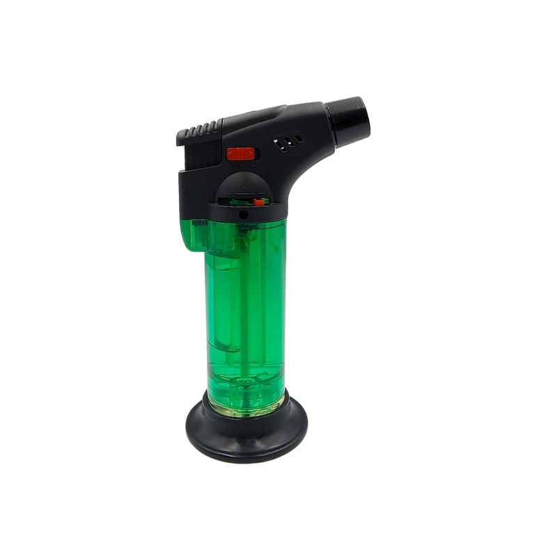 GENERICO - Encendedor Soplete Torch Portátil Verde Recargable