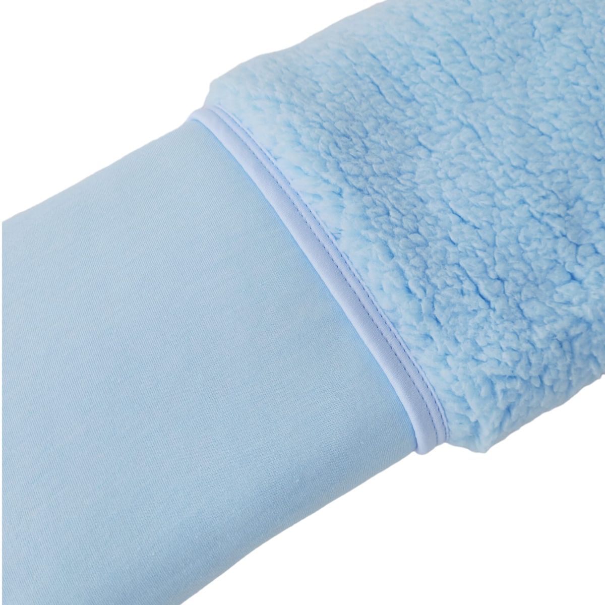 GIKA - Manta Bebé Peluche Básica - Celeste