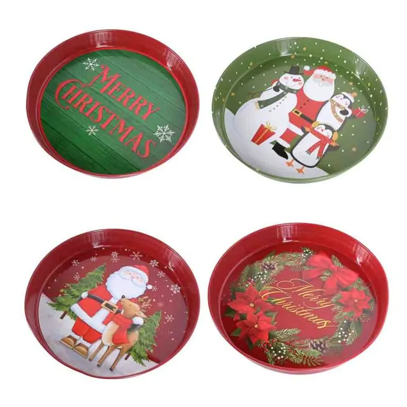 GENERICO - Bandeja navideña  Diseños variados- UNIDAD