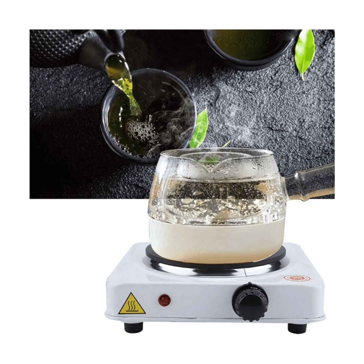 GENERICO - Kit moka italiana 3 tz + cocina eléctrica