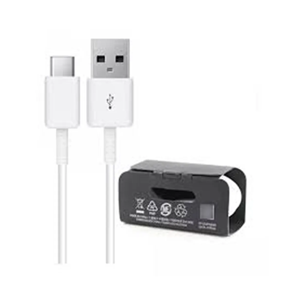 GENERICO - Cable Entrada Usb - C Para Galaxy S10 S10plus S10E BLANCO