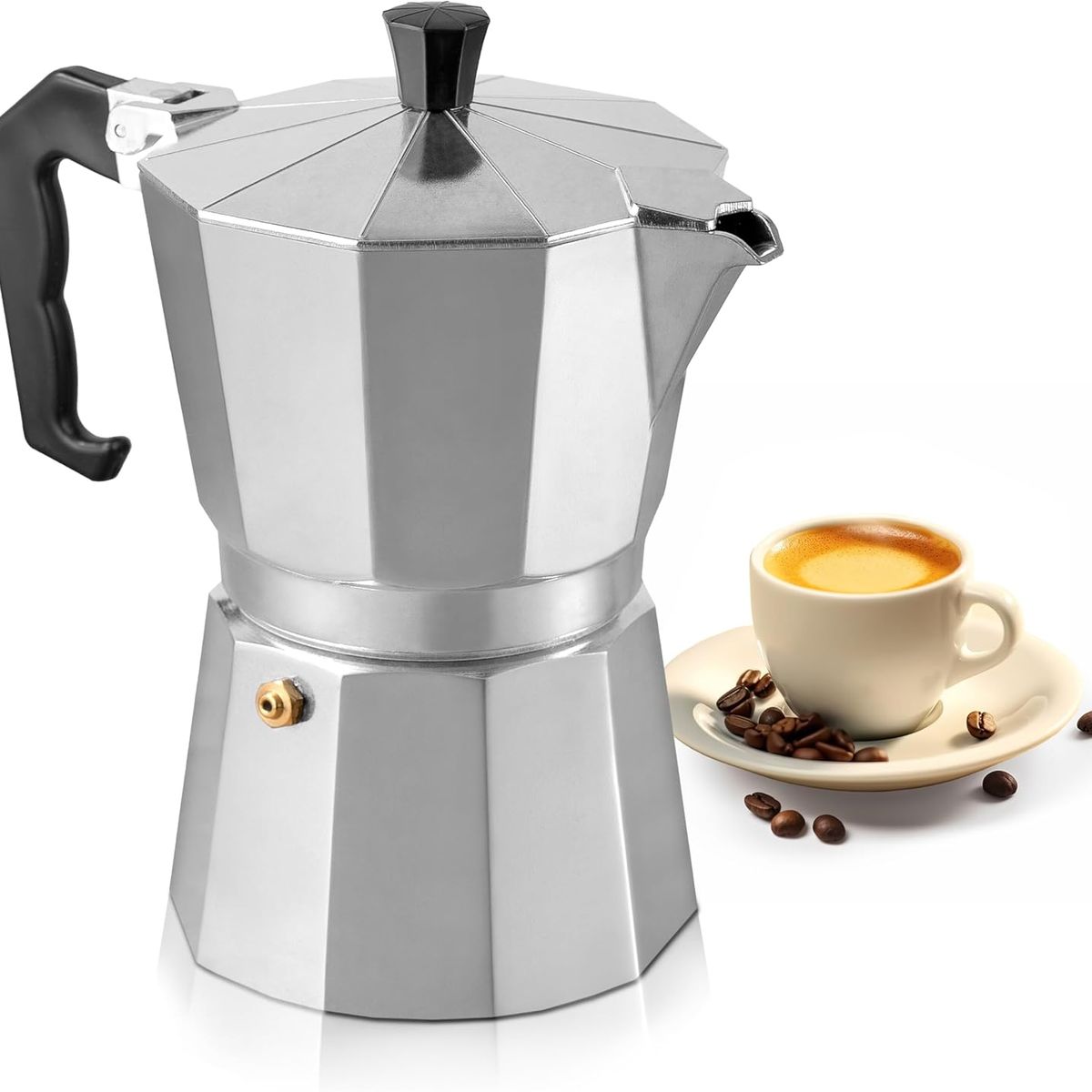 GENERICO - Kit moka italiana 3 tz + cocina eléctrica