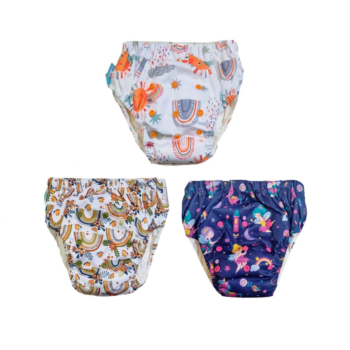 GENERICO - Pañal Ecológico Entrenamiento Bebe x 3 Unid (12 a 22 Kilos)