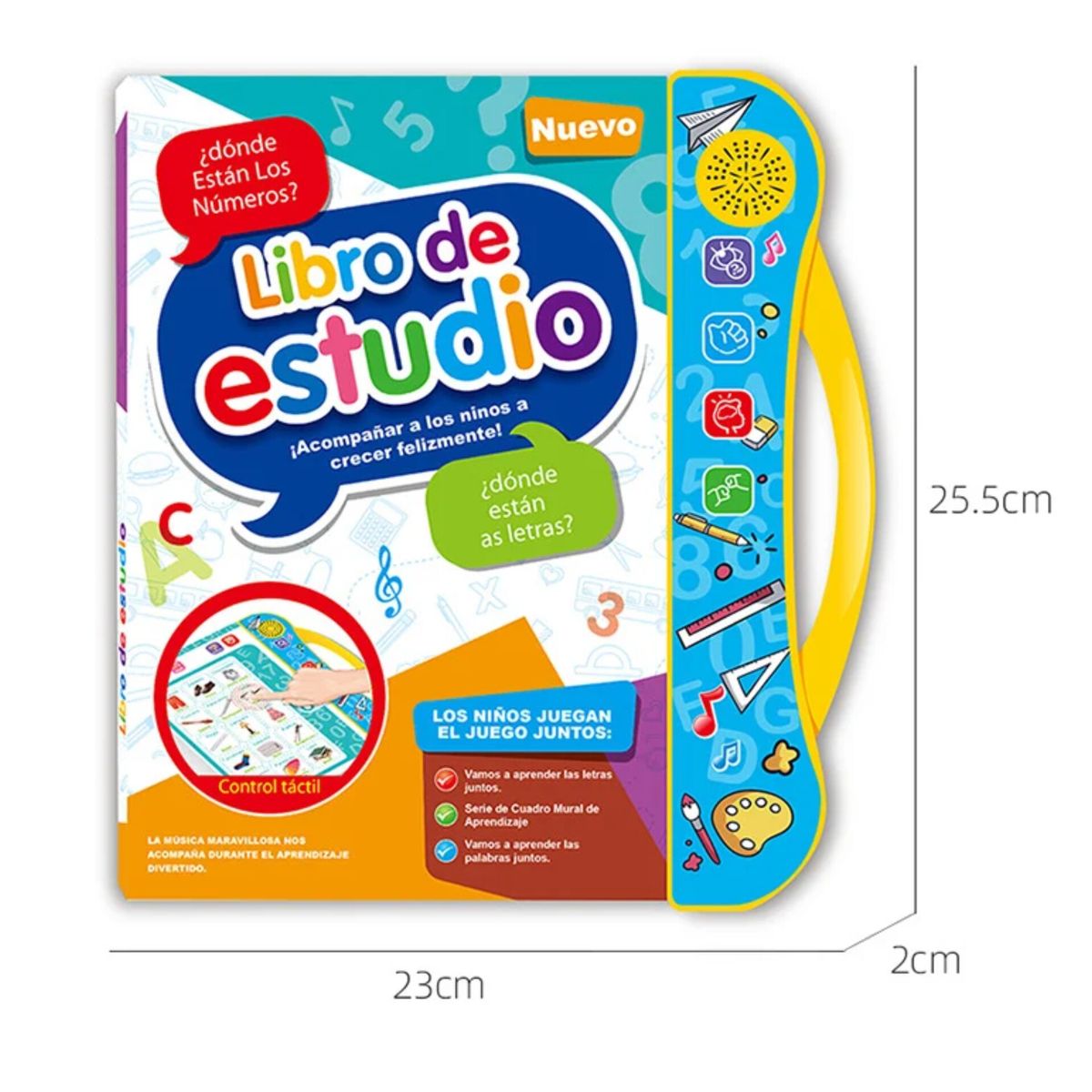 OEM - Libro didactico con sonidos en español e inglés
