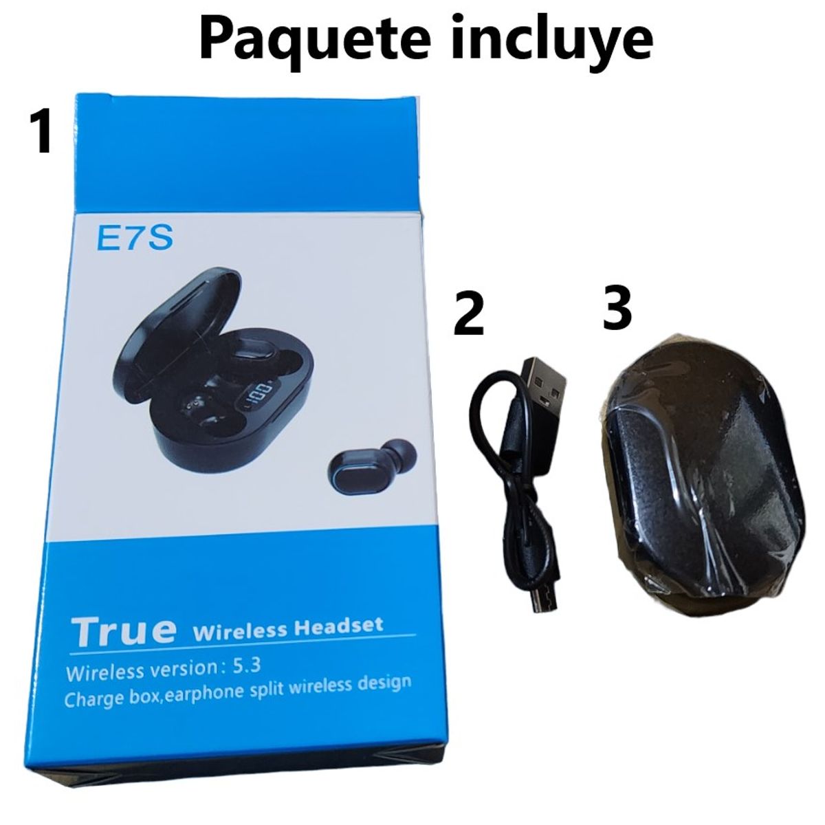 GENERICO - Audifonos v53 blueetooh TWS con pantalla LED