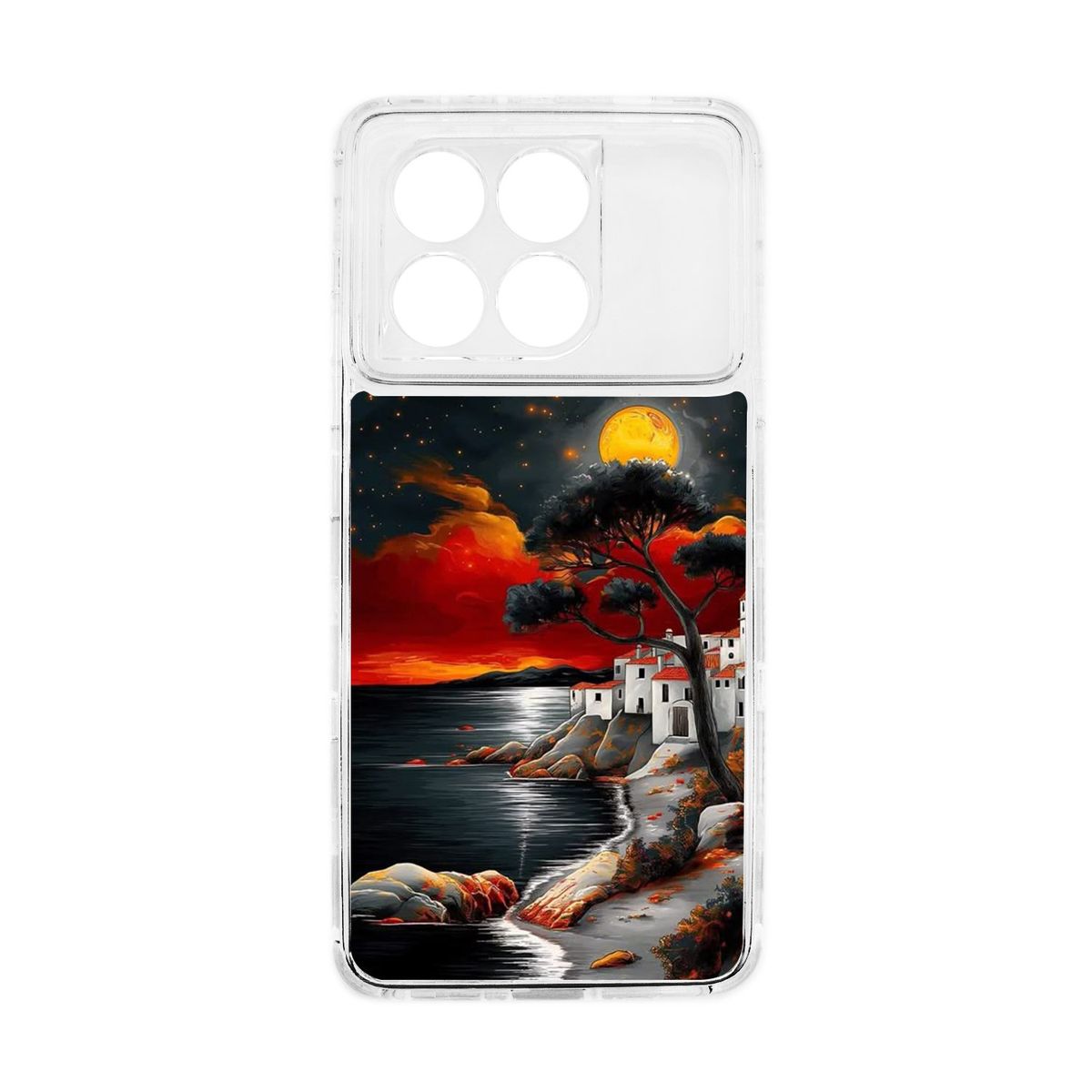 GENERICO - Funda Protector Case 360 Para POCO X6 PRO 5G - Transparente