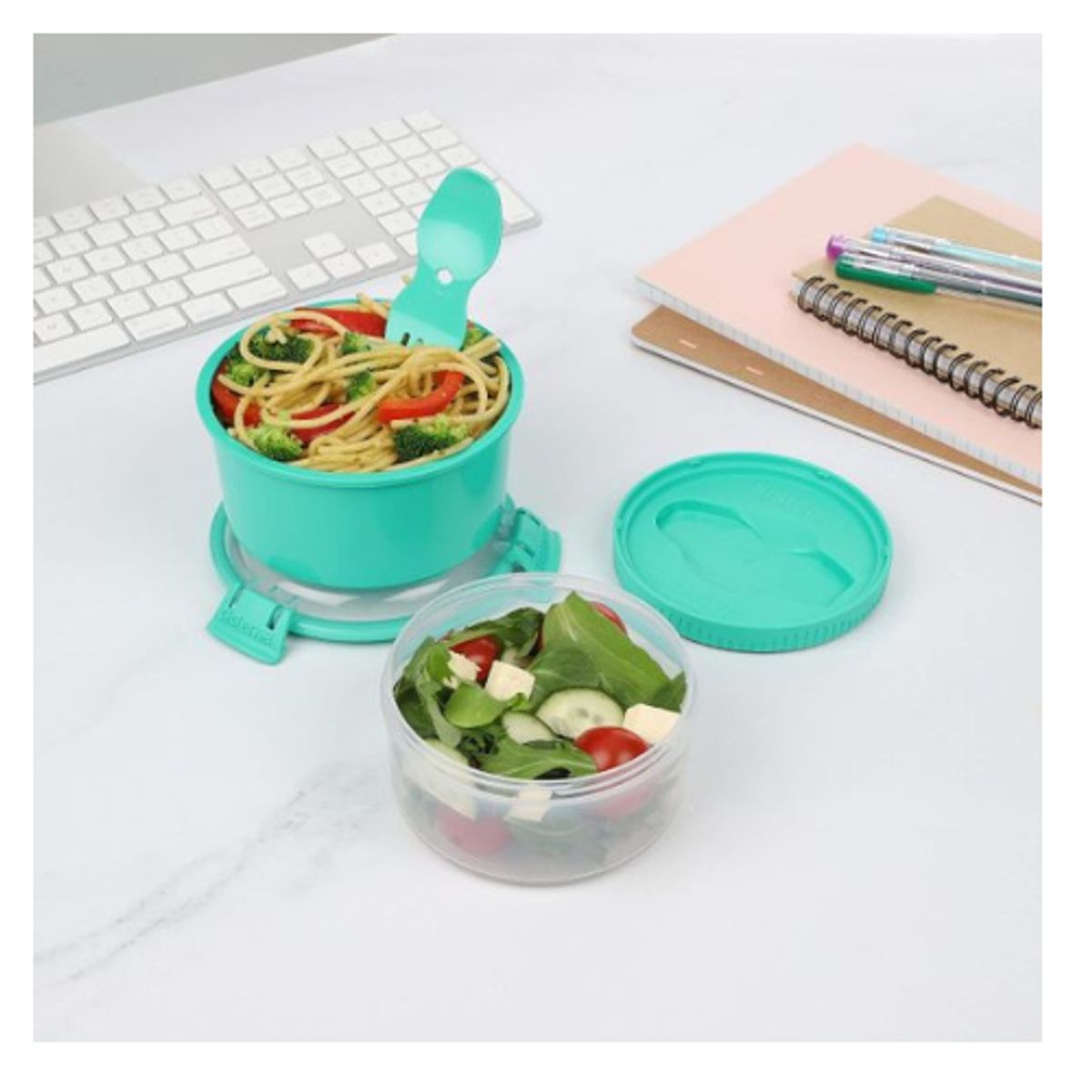 SISTEMA - Hermetico Sistema 965ml Lunch Stack To Go Verde Jade