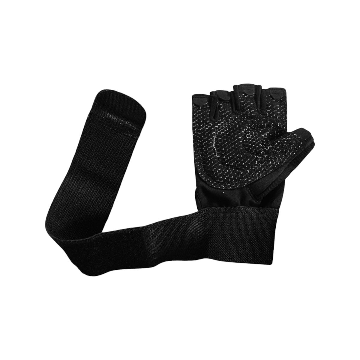 GENERICO - Guantes Deportivos C Muñequera De Poder Gym Negro Talla L