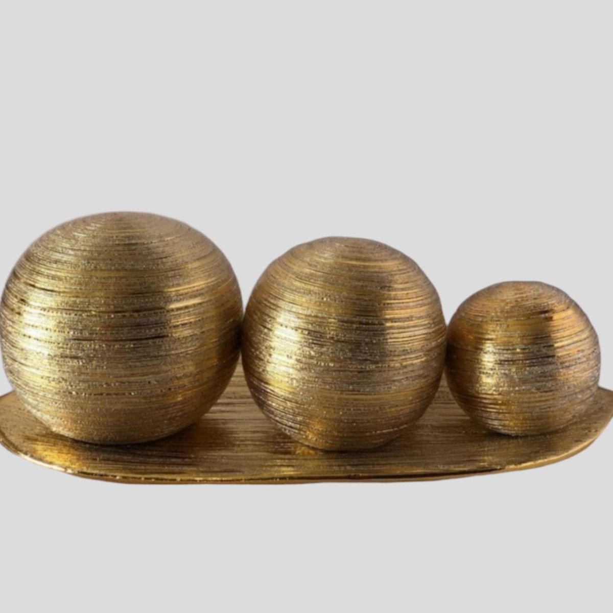 GENERICO - Centro De Mesa Barca Con Esferas