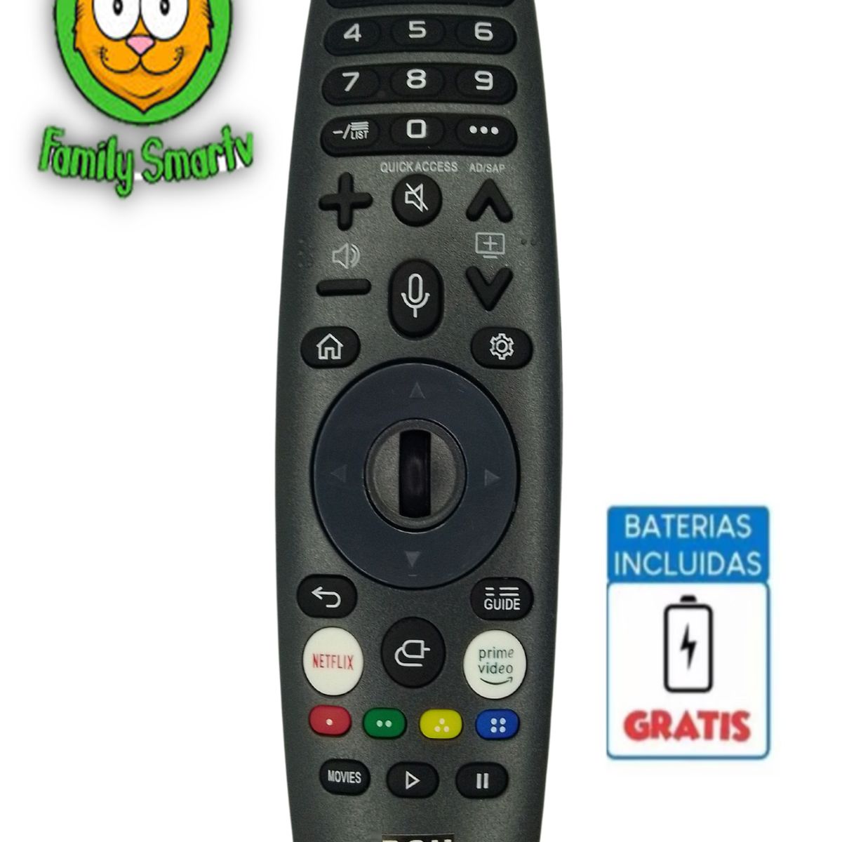 GENERICO - Control Magic Universal para Tv JVC Webos Smart Tv