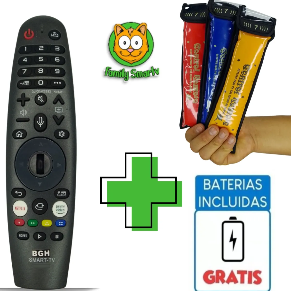GENERICO - Control Magic Universal para Tv Hyundai Webos Smart Tv + Funda