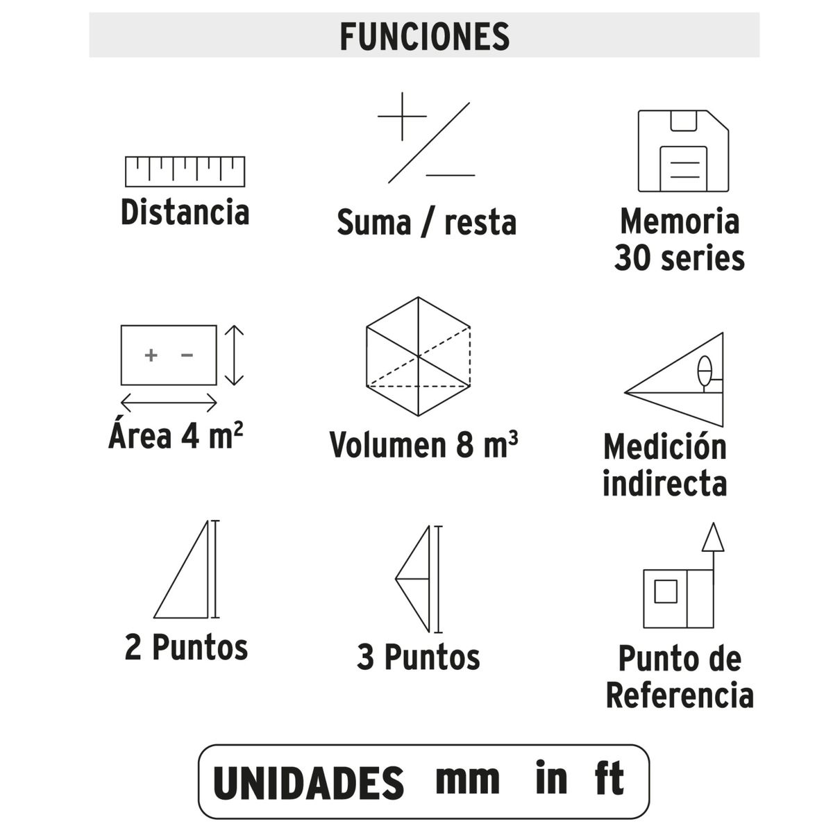 TRUPER - Medidor de distancia láser 100m - truper