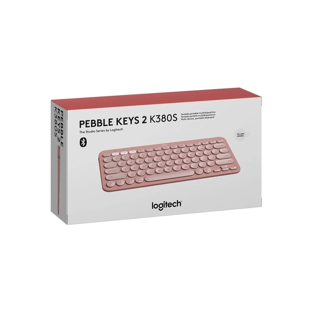 LOGITECH - TECLADO LOGITECH PEBBLE KEYS 2 ROSE (920-011785) BLUETOOTH