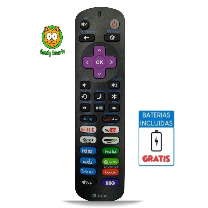 GENERICO - Control Remoto Para Roku Premiere Roku Express Y Roku Tv