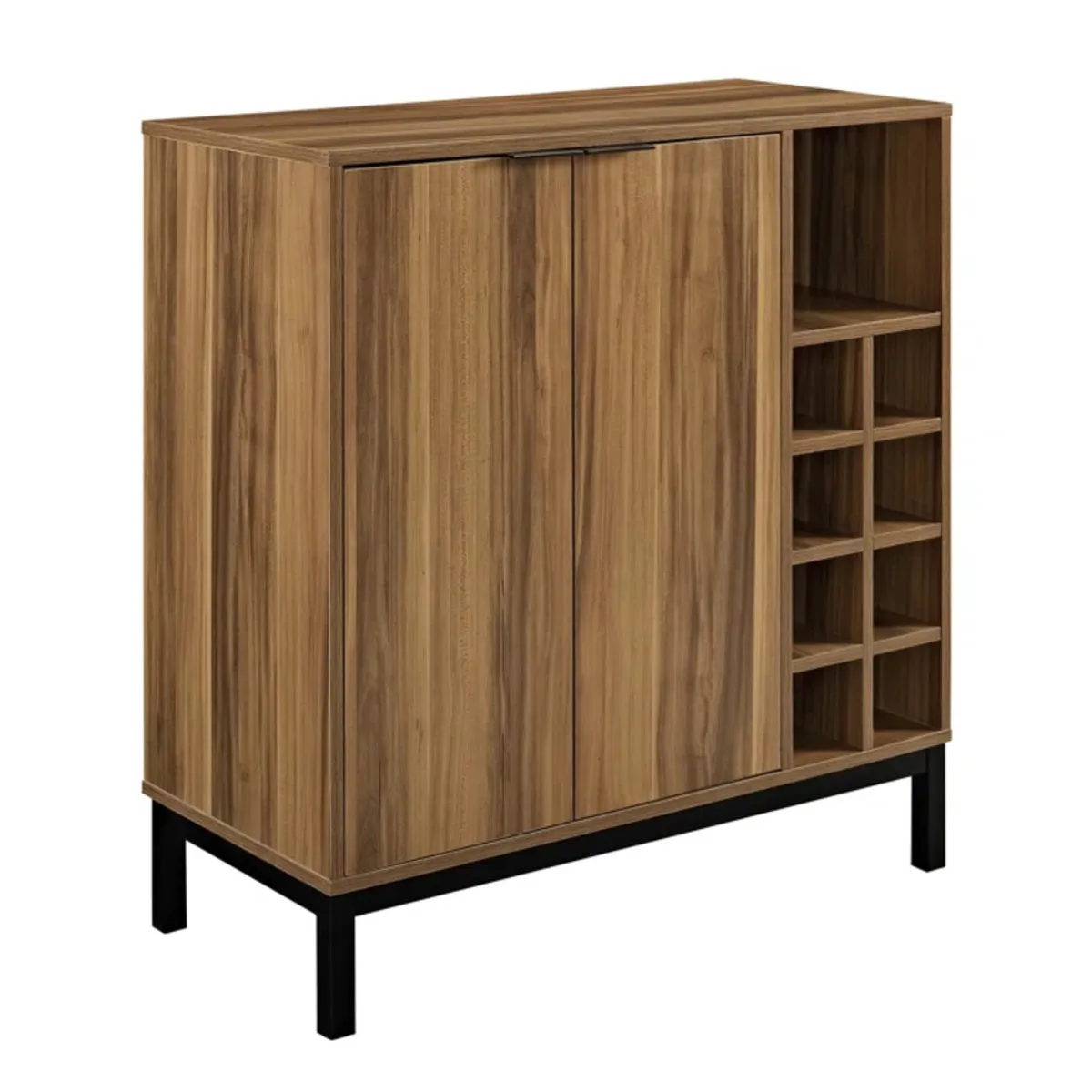 R&R MUEBLES - Mini Bar Moderno Hibiki Marron R&R MUEBLES