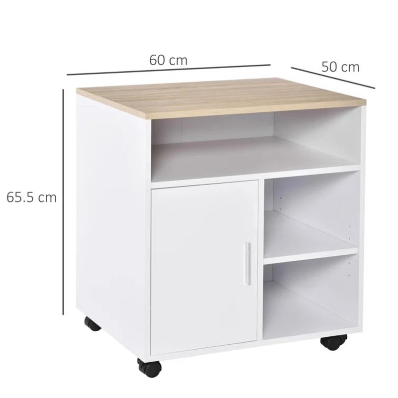GENERICO - Escritorio Auxiliar Moderno Maomao Blanco R&R MUEBLES