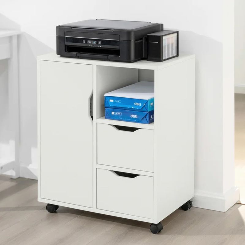 GENERICO - Archivador Moderno Ryouko Blanco R&R MUEBLES