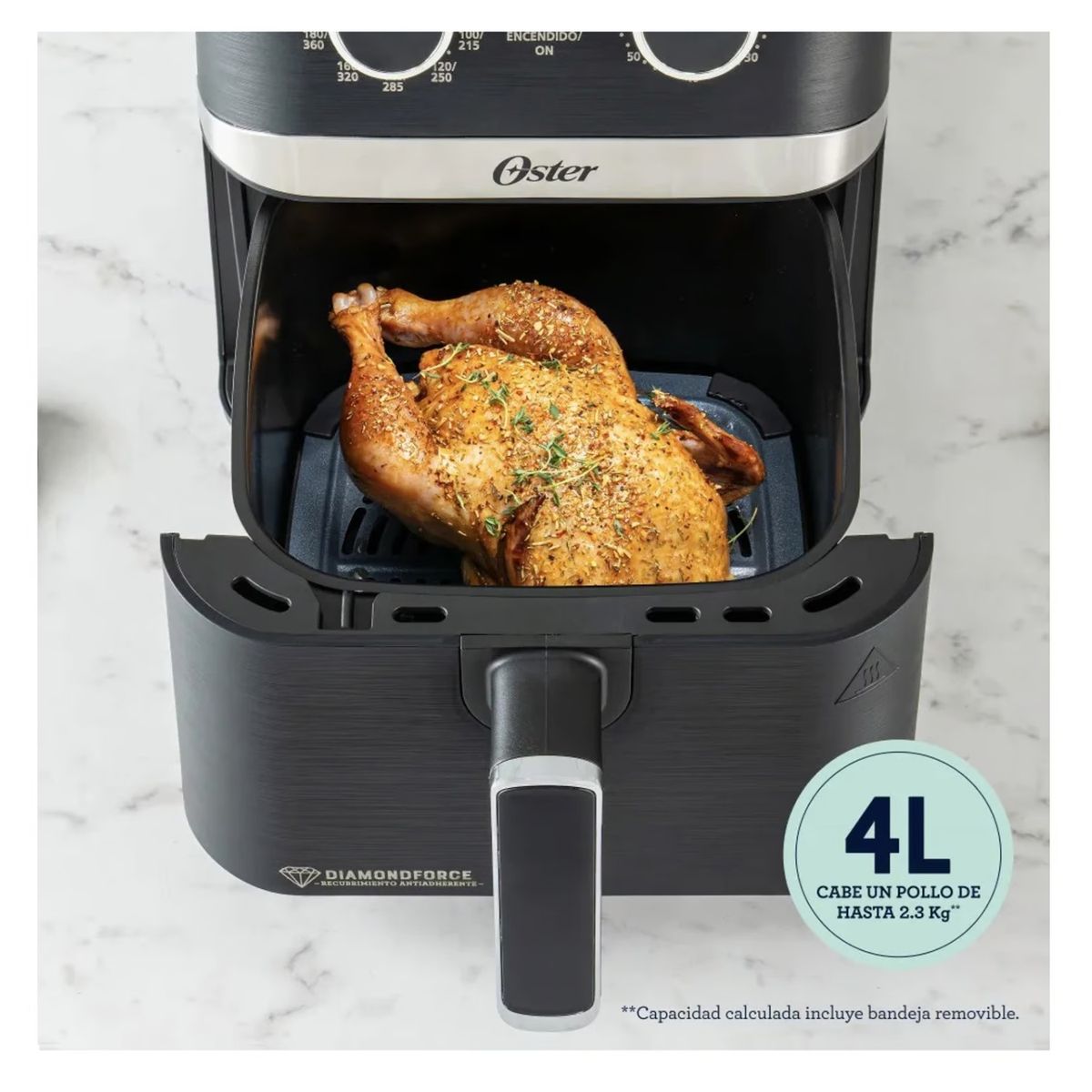 OSTER - Freidora de Aire Manual Oster CKSTAF401MDF - 4Lt
