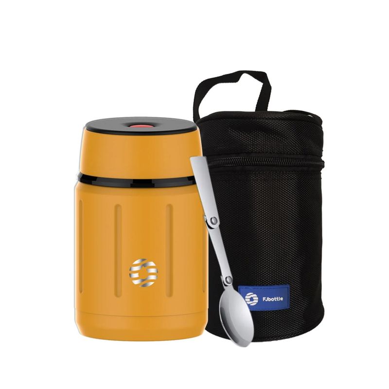 FJBOTTLE - FJBottle - Termo para almuerzo 750ml - Amarillo