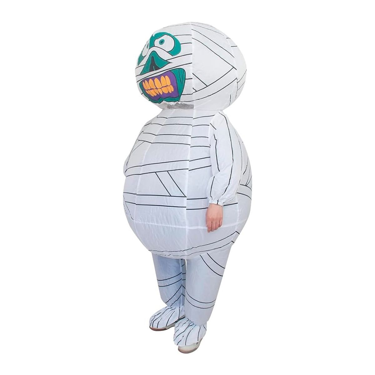 GENERICO - Disfraz Inflable de Momia para Halloween y Cosplay