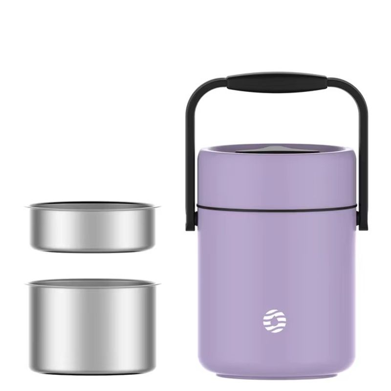 FJBOTTLE - FJBottle - Lonchera Térmica de almuerzo 1600ml - Púrpura