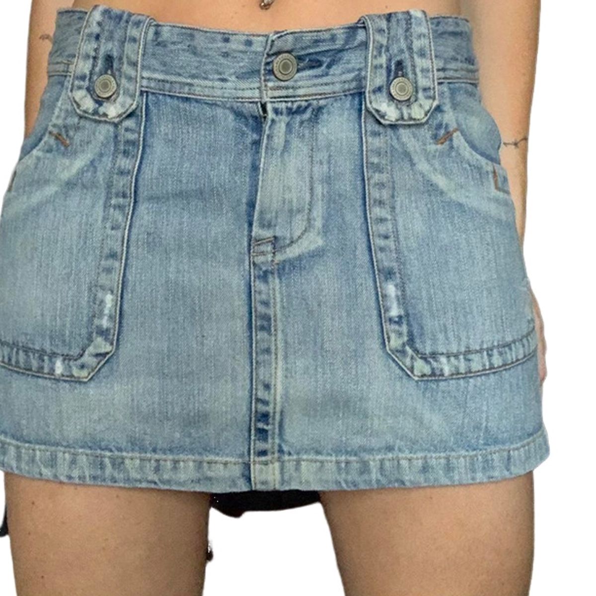 BLWOENS - Falda Jeans Mujer - Azul