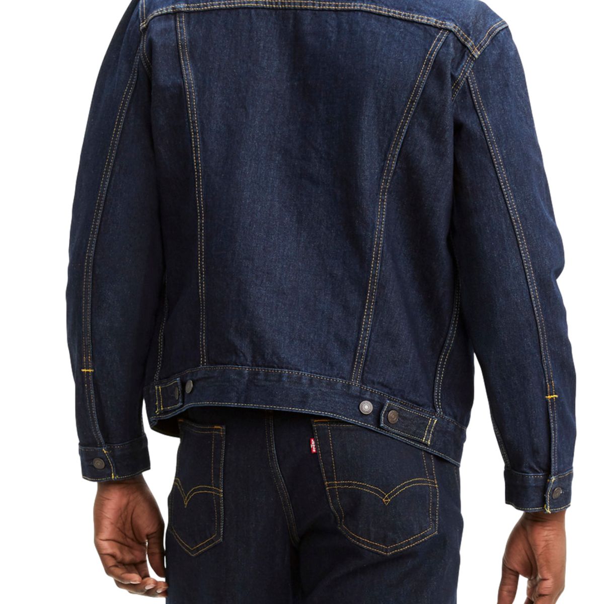 LEVIS - Casaca Hombre Cuello en Punta Azul Oscuro Levis