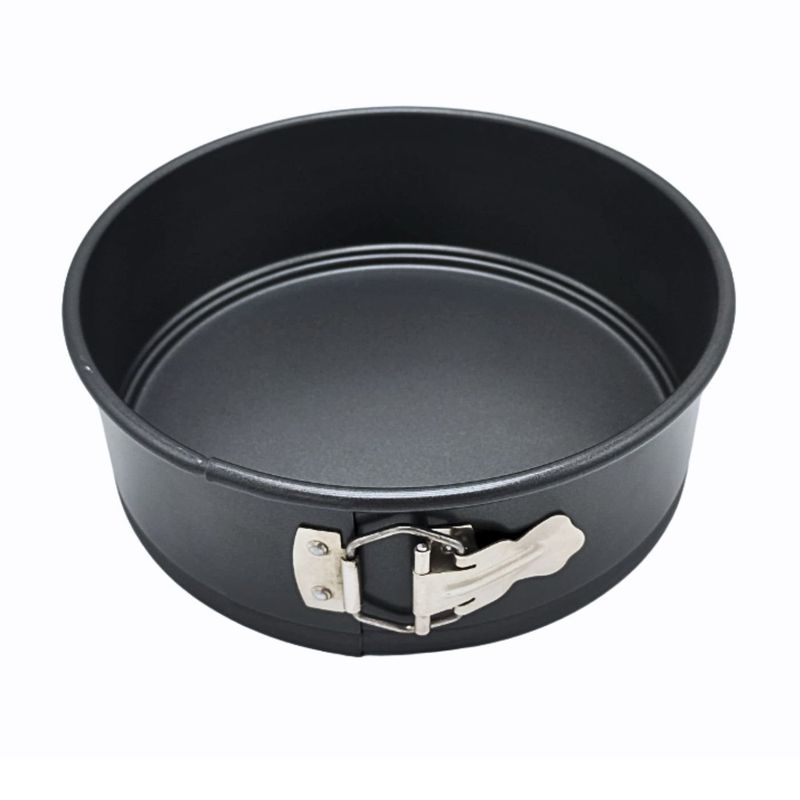 TIGERBEE - MOLDE PARA PASTEL DE ACERO ALUMINIZADO ANTIADHERENTE DE 25 CM