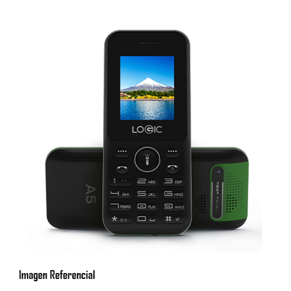 LOGIC - CELULAR LOGIC A5 2G COLOR NEGRO Y AZUL DS PN A5