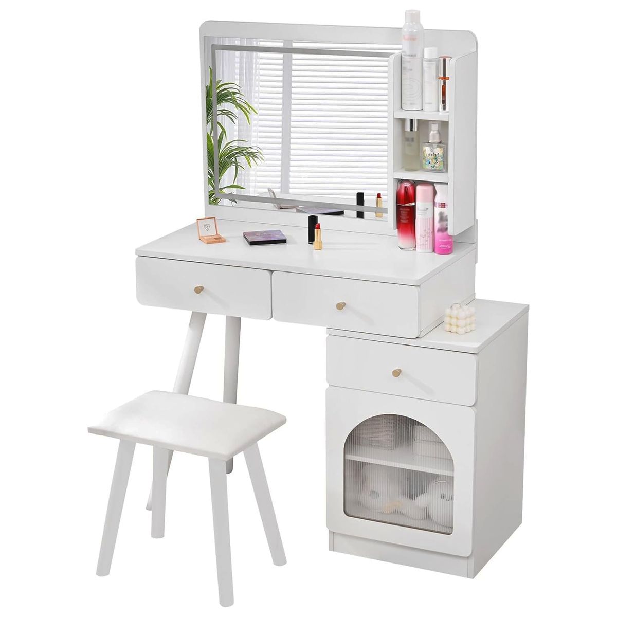 DIBA MUEBLES - Tocador Exclusivo con Asiento Ginavi - DIBA Muebles