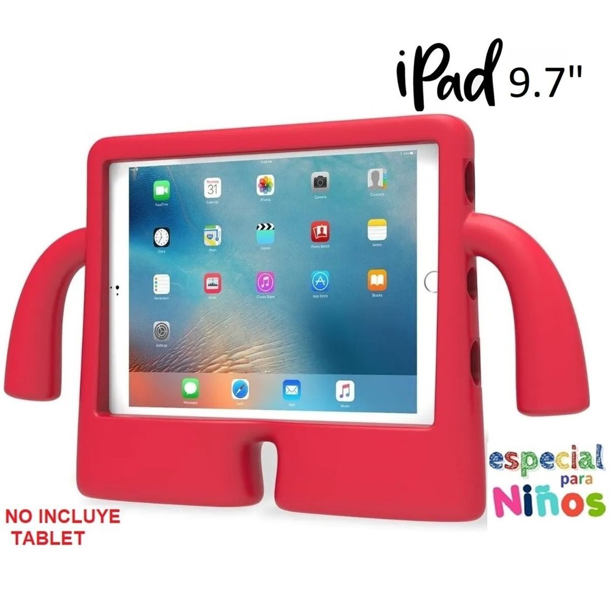 GENERICO - Funda Niños para iPad 9.7 5ta 6ta 2017 / 2018 Case Estuche Anti Golpes