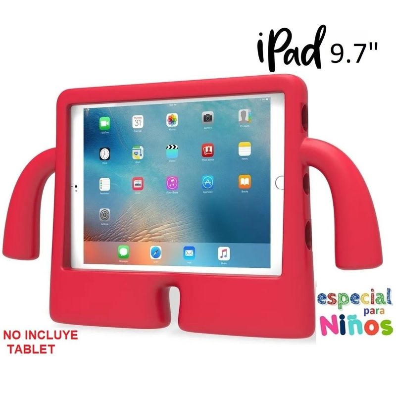 GENERICO - Funda Niños para iPad 9.7 5ta 6ta 2017 / 2018 Case Estuche Anti Golpes