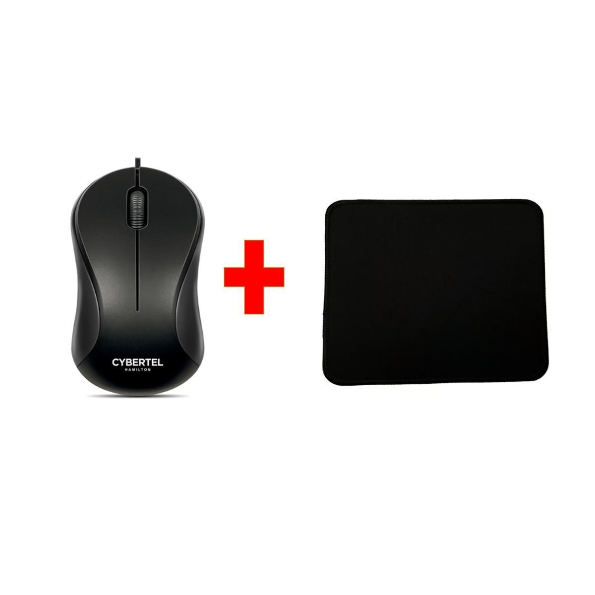 CYBERTEL - MOUSE ALAMBRICO CYBERTEL + GRATIS UN PAD MOUSE