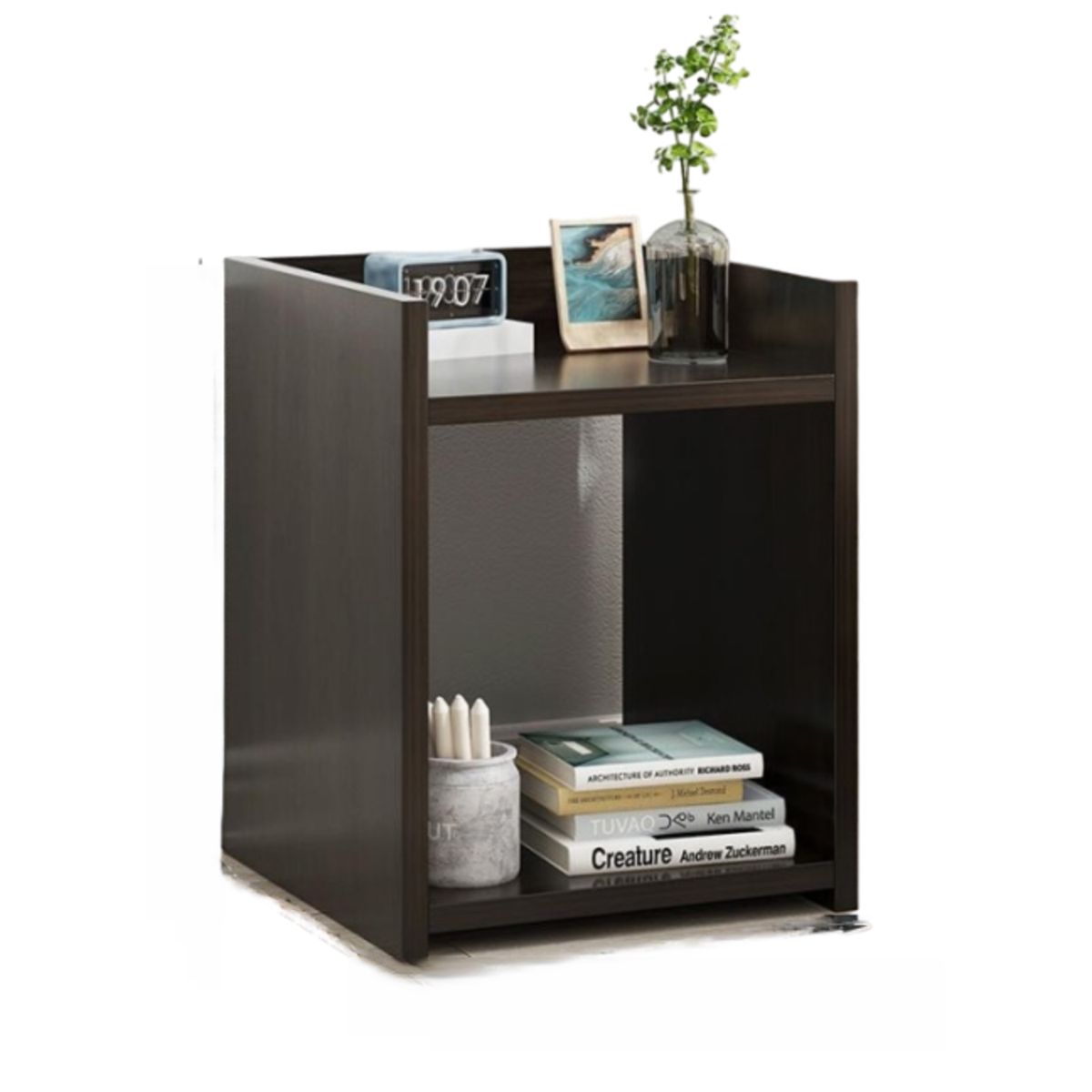 GENERICO - Mesa De Noche Velador Madera Hogar Cuarto Moderno