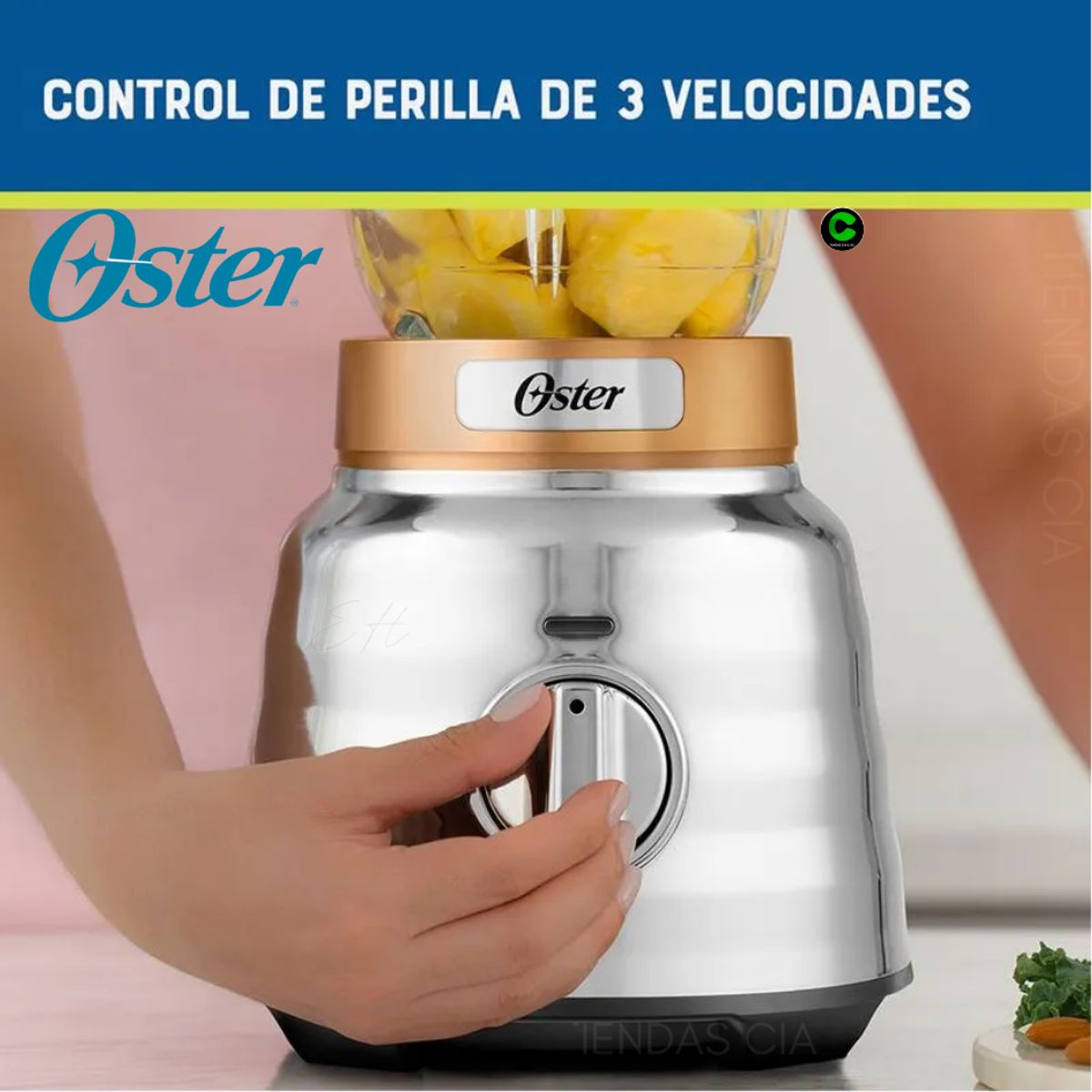 OSTER - Licuadora Osterizer® Max de 2 caballos de fuerza BLSTPBR