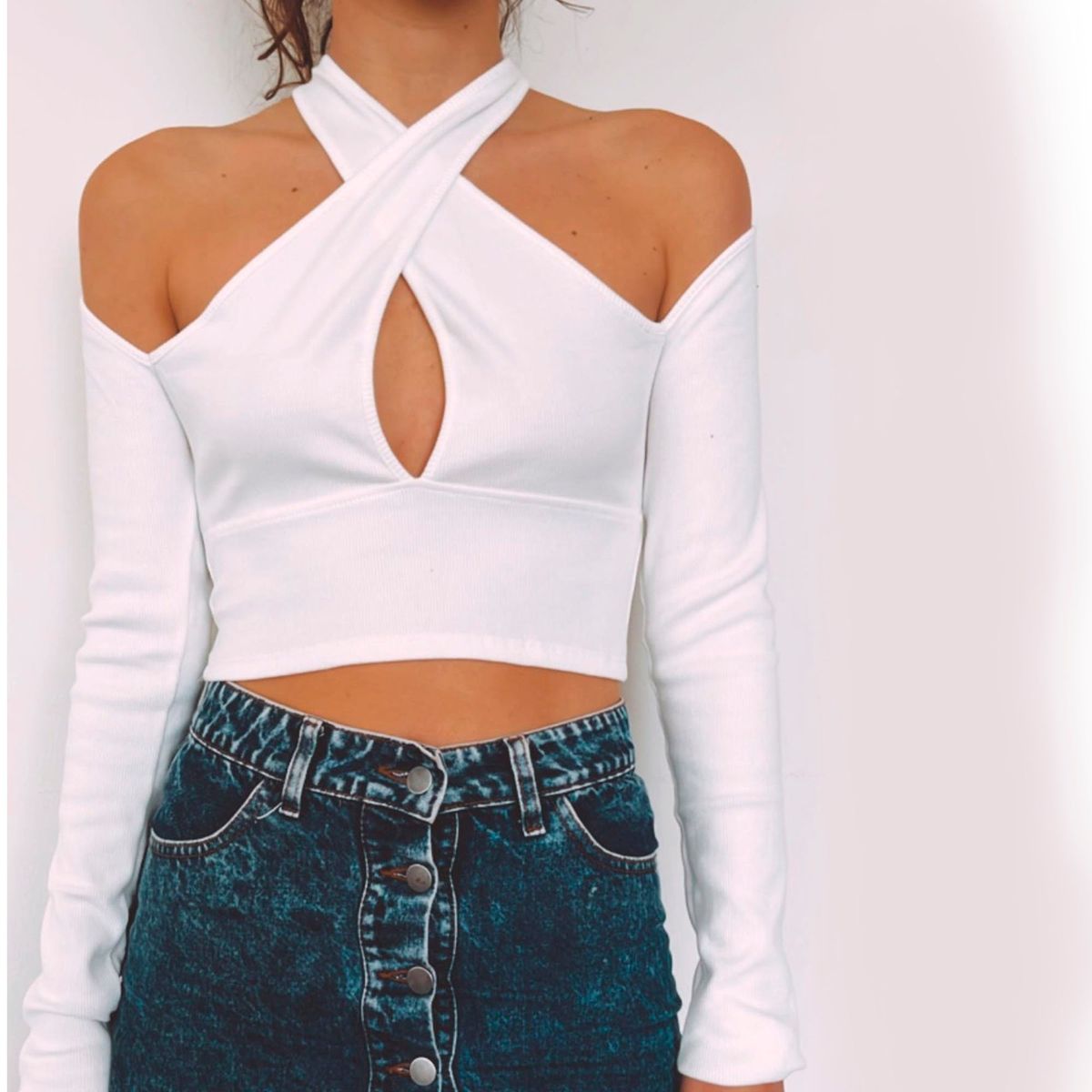 GENERICO - Crop Basic Ym47 Blanco