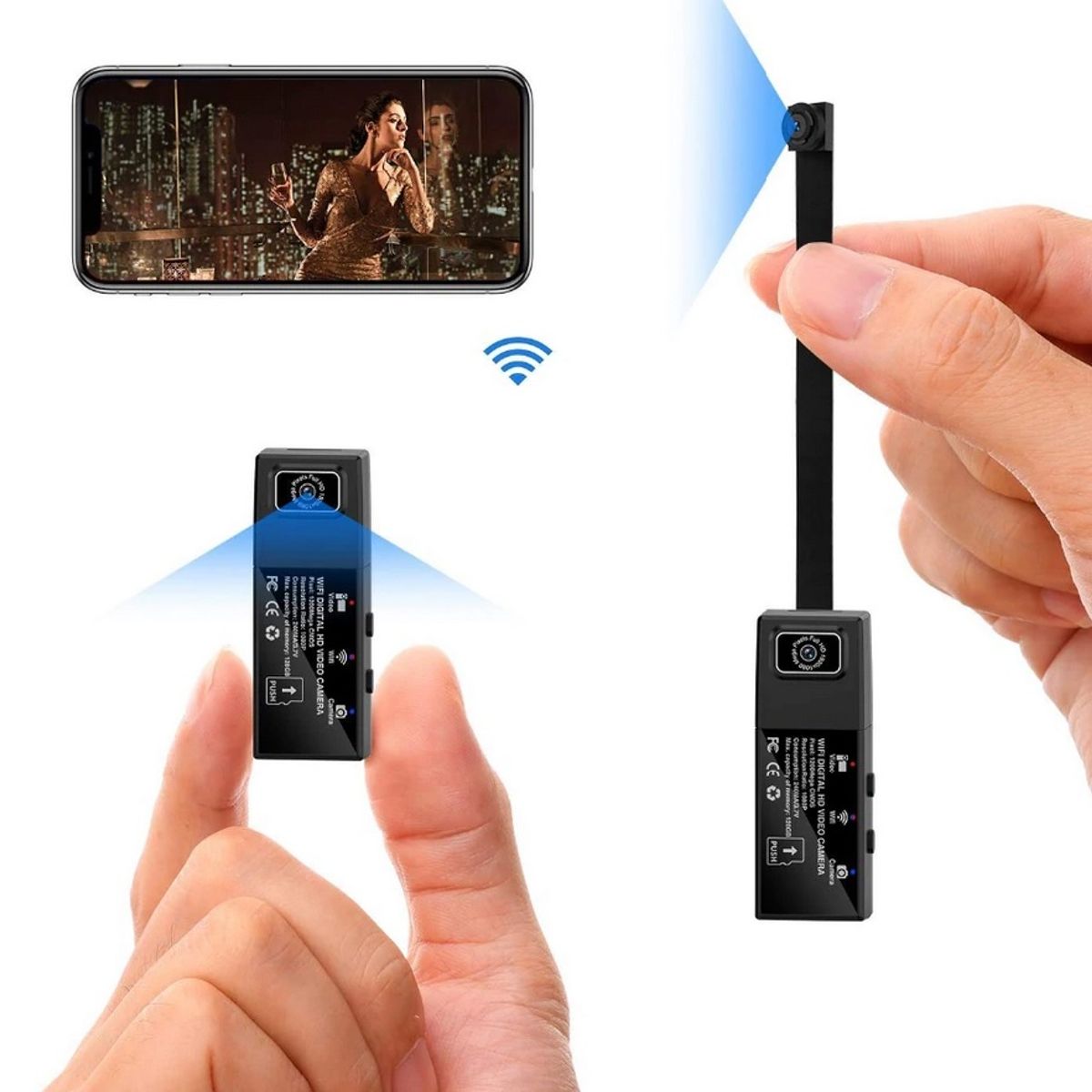 OEM - Camara Espia Wifi Modulo - Dos Lentes Nocturna - Para Celular